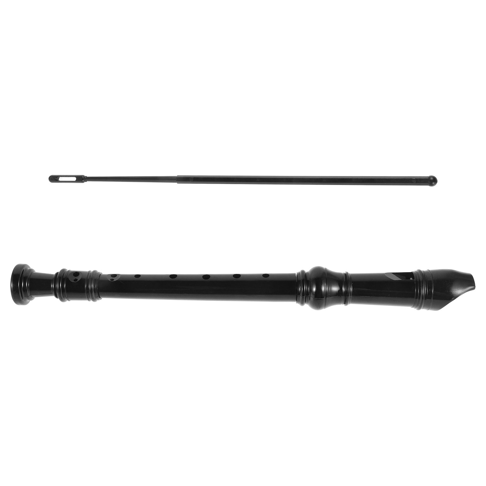 Soprano Recorder Plastic - 8-дырочная черная прозрачная сопрановая флейта из