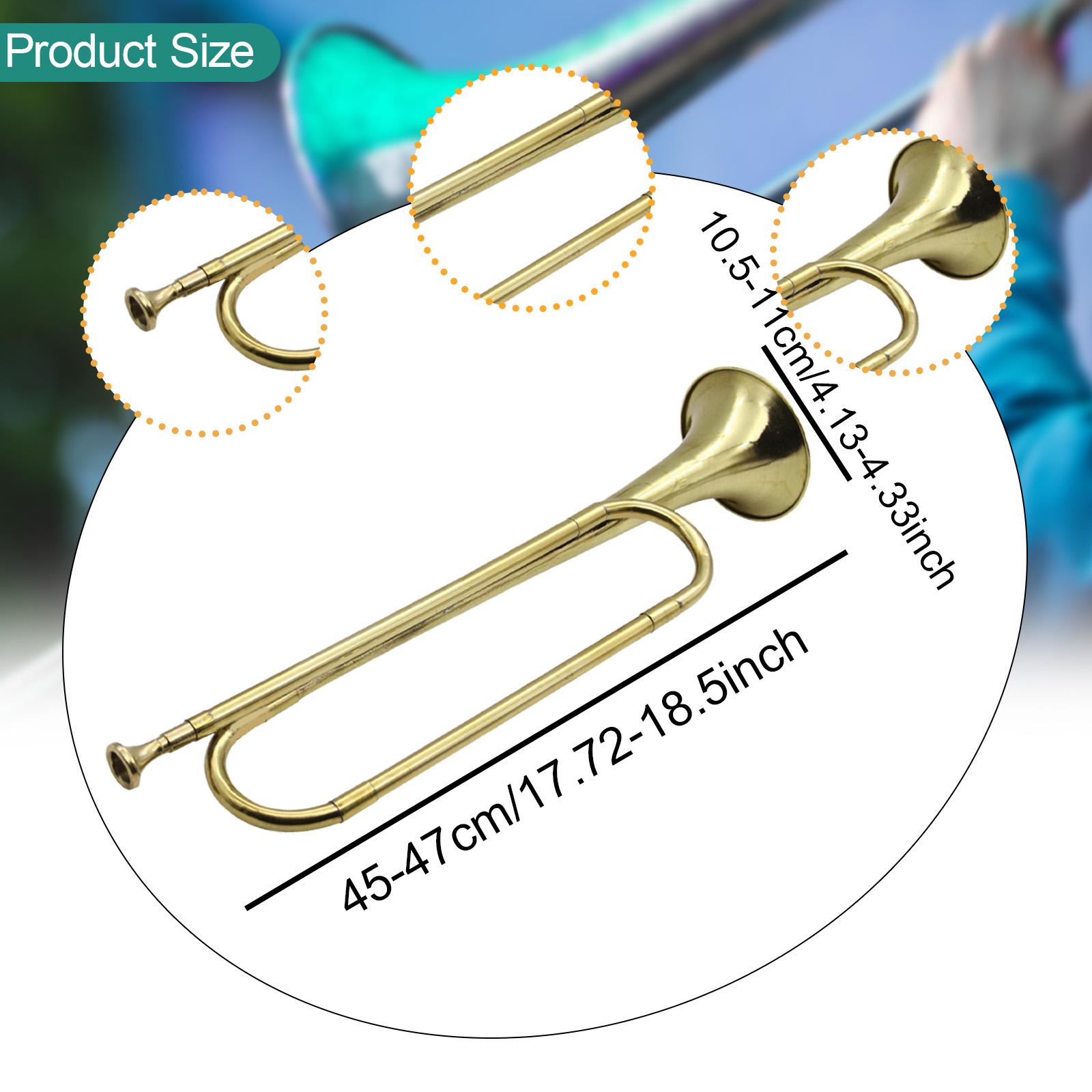 Musical Instrument Bugle - Труба BB с мундштуком, латунный музыкальный