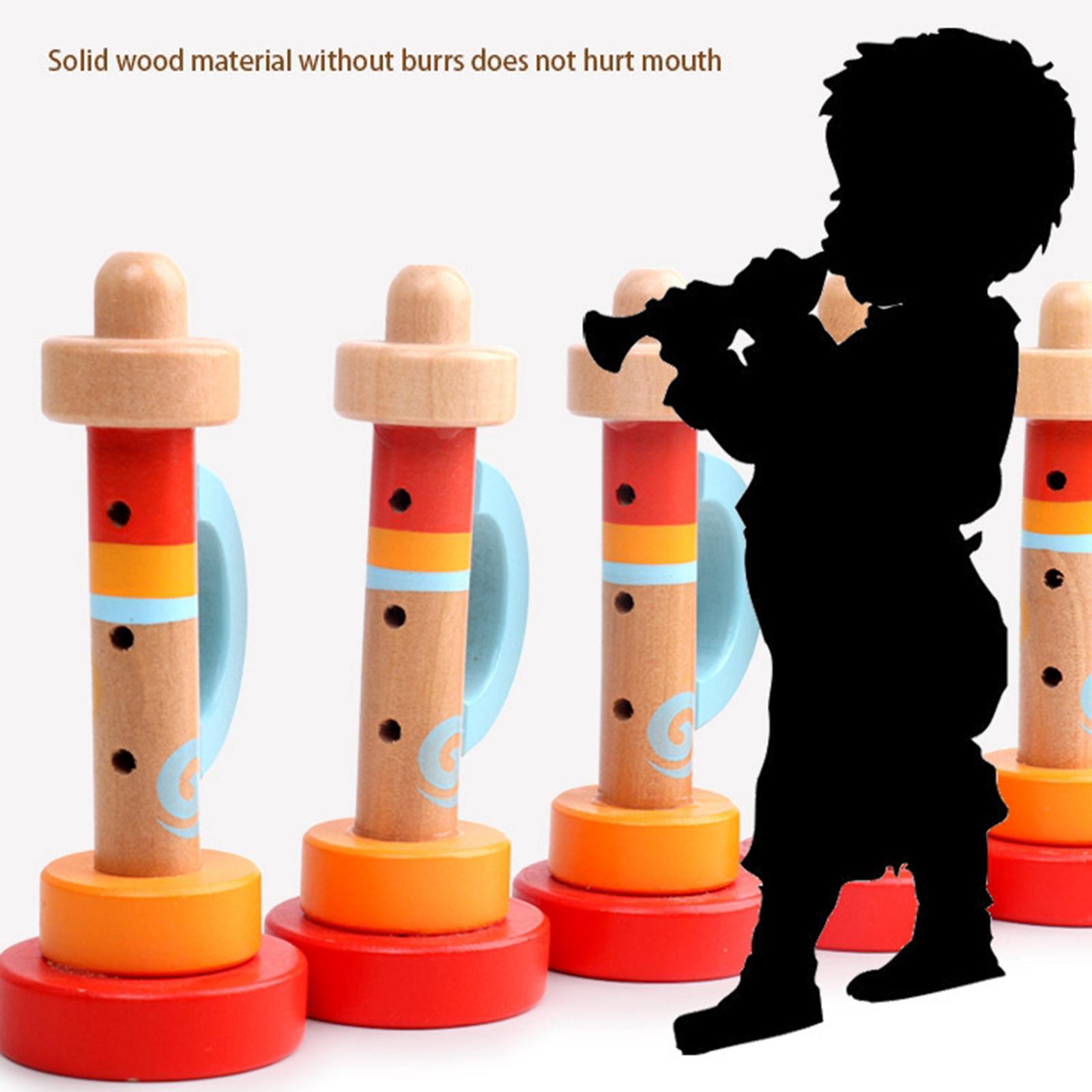 Детский деревянный трубный соп – обзор и цена Musical Instrument Bugle