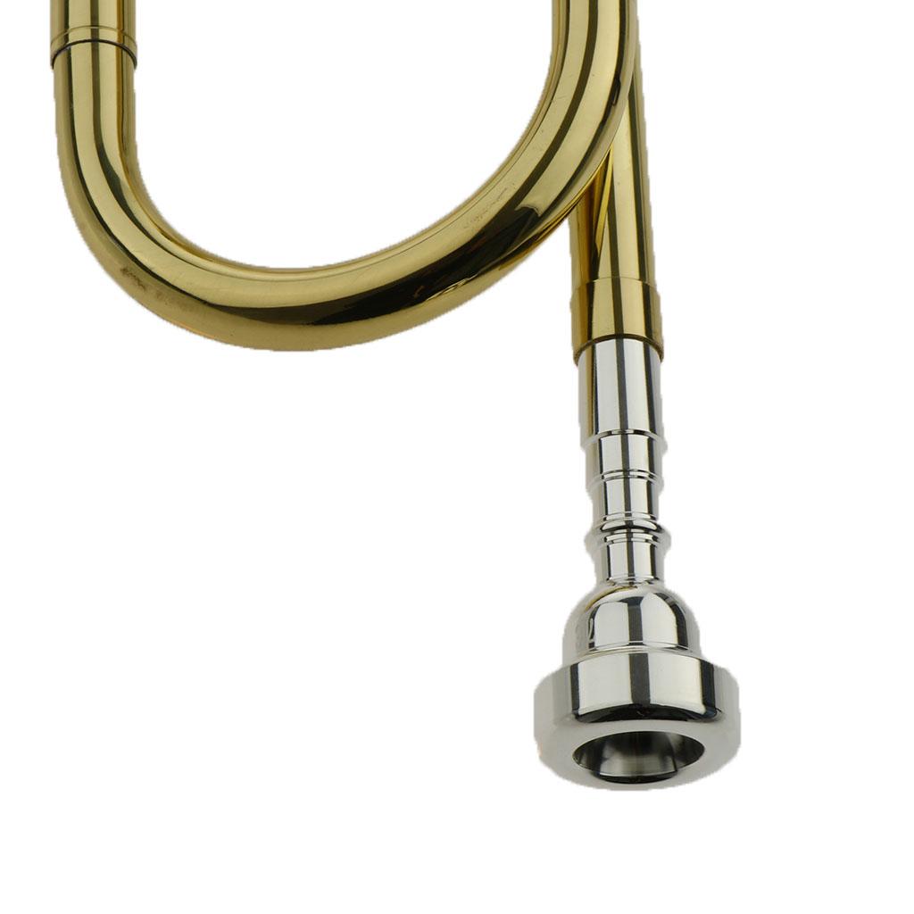 Детский золотой латунный тромб – обзор и цена Musical Instrument Bugle