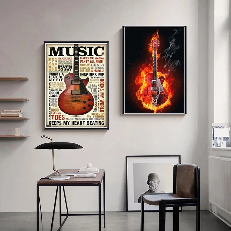 Коллекция нот, гитара, инструм – обзор и цена Picture Of Musical Instrument