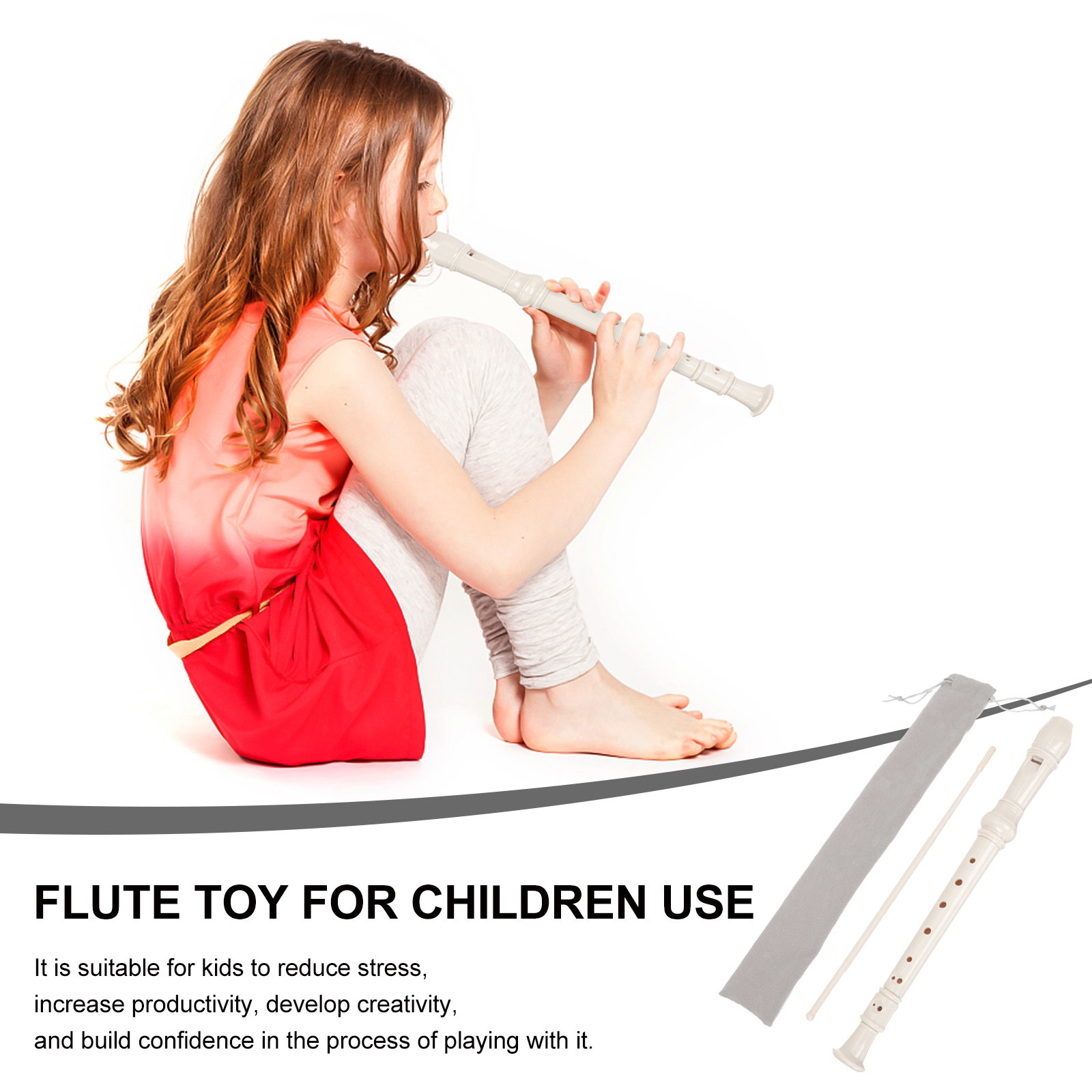 1 комплект 8-дырочного кларнет – обзор и цена Soprano Recorder Plastic