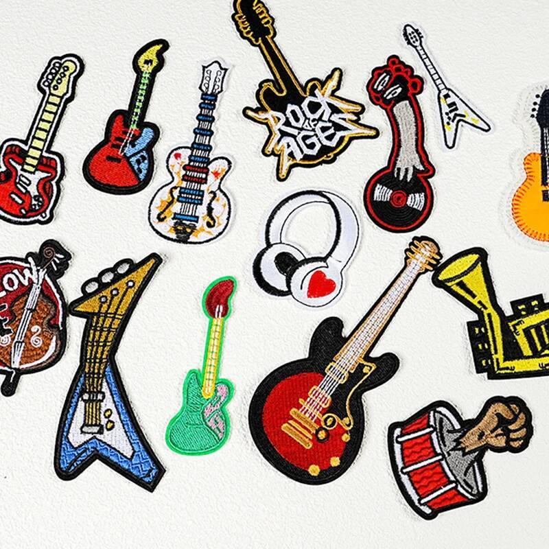 Модные нашивки с утюгом для ги – обзор и цена Picture Of Musical Instrument