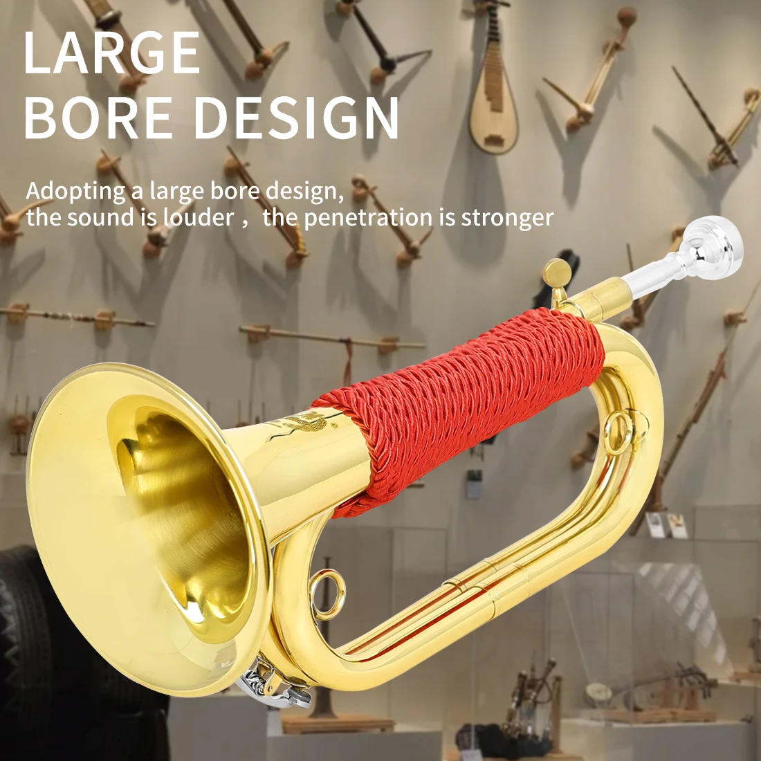 M MBAT испанский флюгельхорн,  – обзор и цена Musical Instrument Bugle